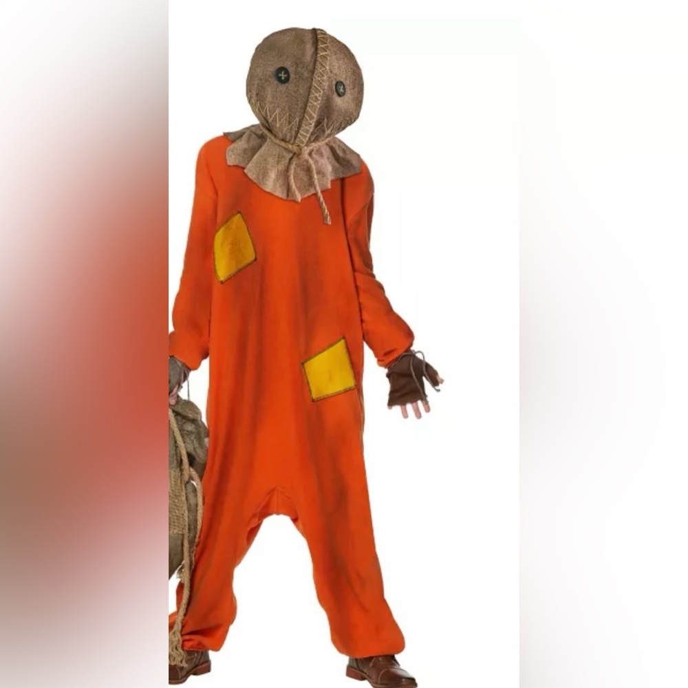 Orange Costume with Yellow Patches